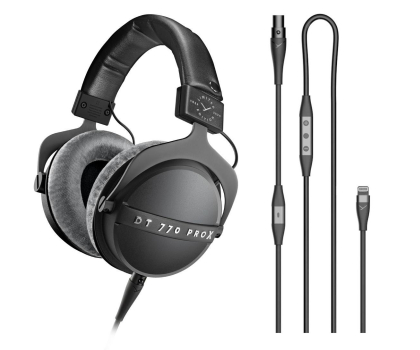 Słuchawki przewodowe Beyerdynamic DT770 PRO X Limited Edition 48Ohm + DAC mini XLR do lightnin